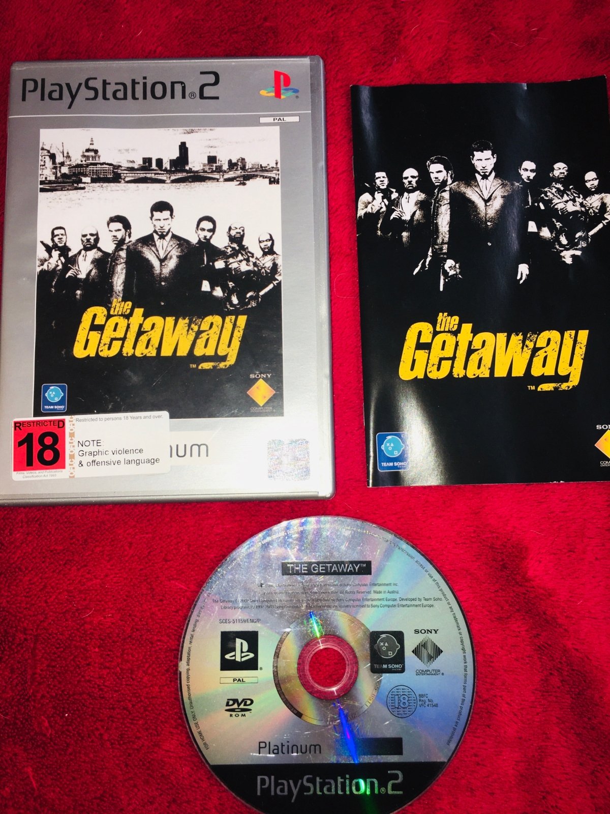 The Getaway - PS2 Game - PlayStation 2, Games, Action and adventure - Level Up Gaming NZ