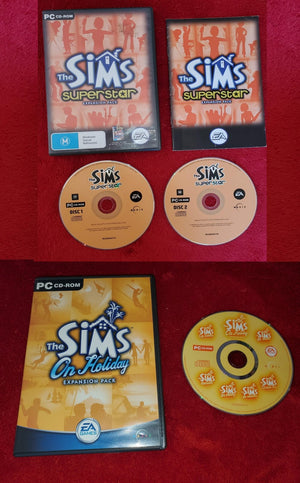 2 x Sims Expansions - Vacation and Superstar - PC Games