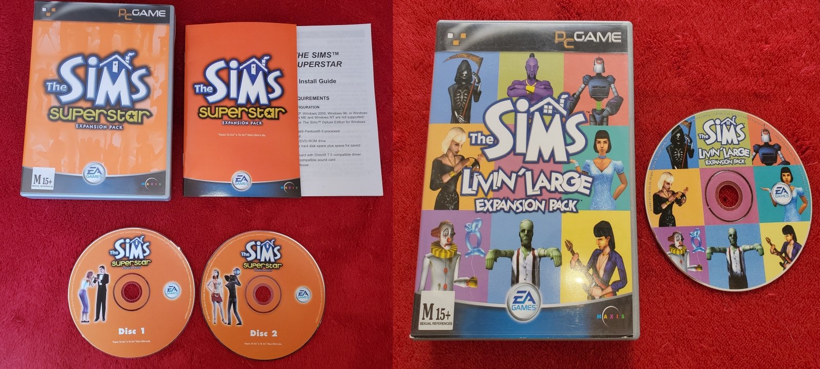 2 x Sims Expansions - Livin' Large and Superstar - PC Games - PC games, Simulation - Level Up Gaming NZ