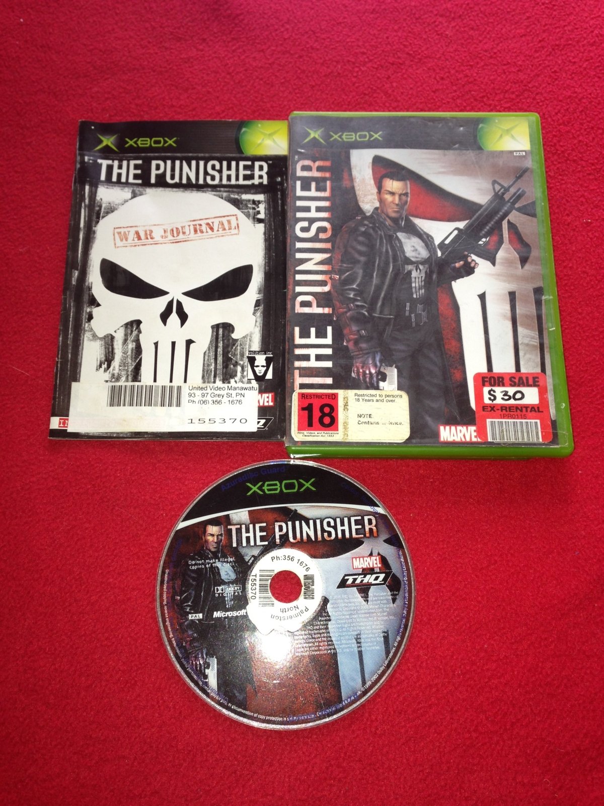 The Punisher - XBOX Game - Xbox, Games, Shooter - Level Up Gaming NZ