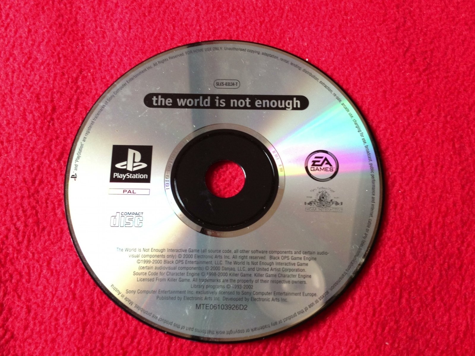 007: The World is Not Enough - PS1 Game - PlayStation, Games, Action and adventure - Level Up Gaming NZ