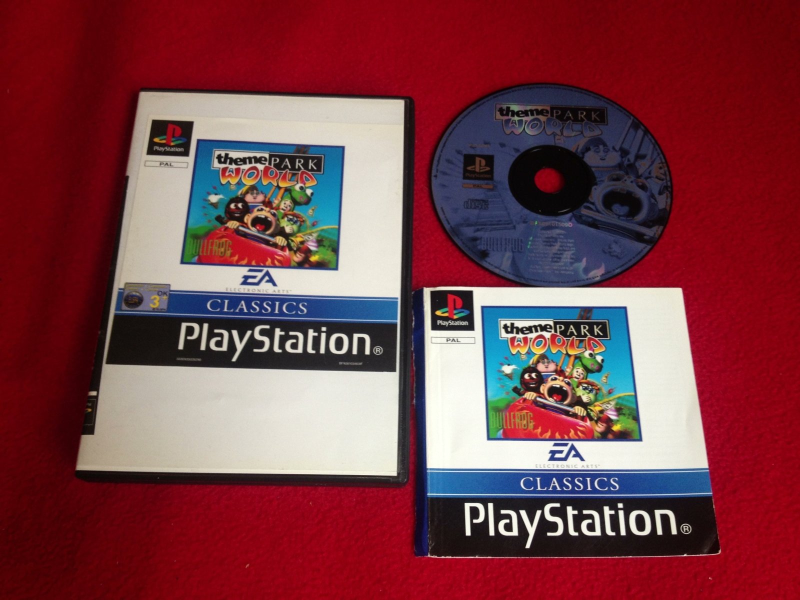Theme Park World - PS1 Game - PlayStation, Games, Strategy and puzzle - Level Up Gaming NZ