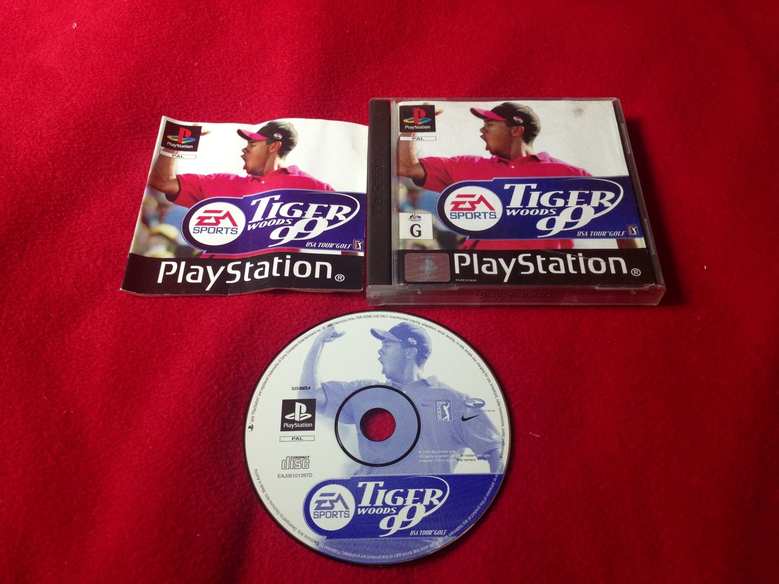 Tiger Woods '99 - PS1 Game - PlayStation, Games, Sports - Level Up Gaming NZ