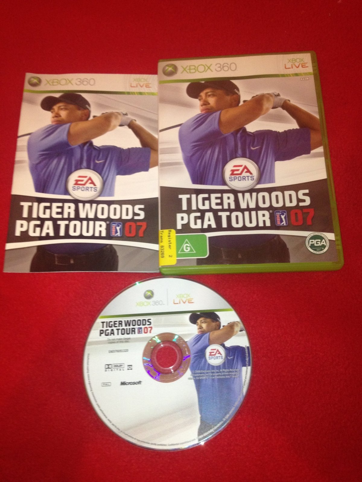 Tiger Woods PGA Tour 07 - 8.2/10! XBOX360 Game - Xbox 360, Games, Sports - Level Up Gaming NZ