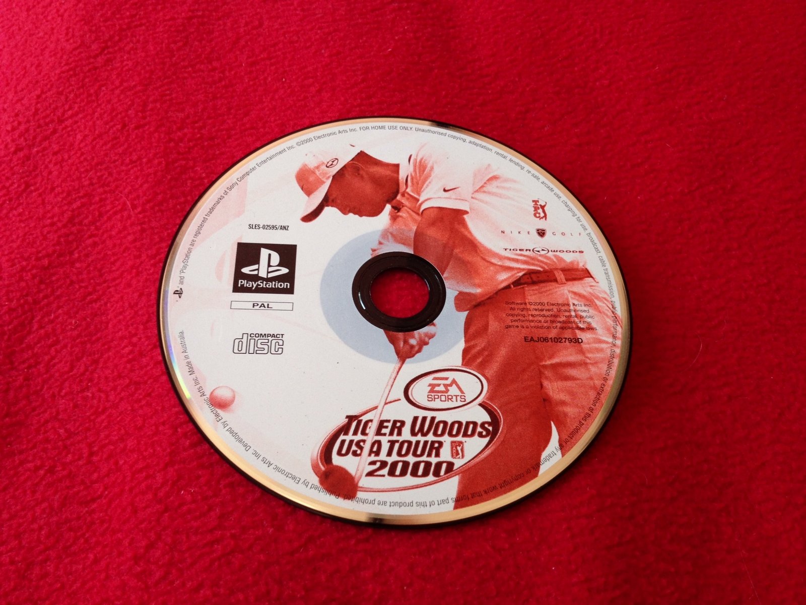Tiger Woods USA Tour 2000 - PS1 Game - PlayStation, Games, Sports - Level Up Gaming NZ