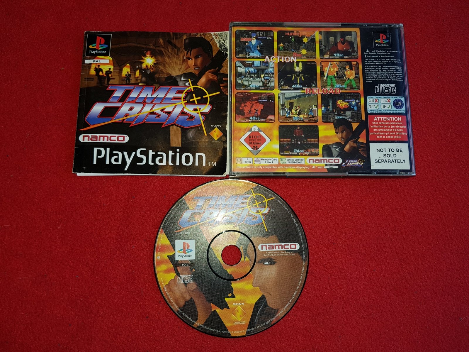 Time Crisis - PS1 Game - PlayStation, Games, Shooter - Level Up Gaming NZ