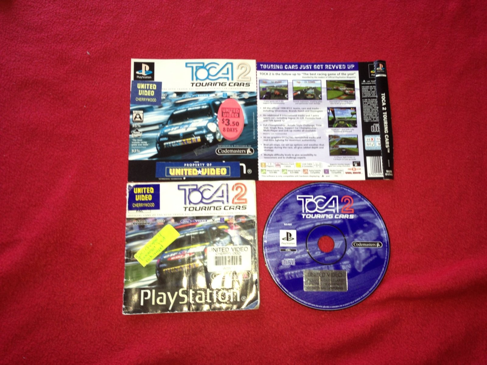 TOCA 2 Touring Cars - PS1 Game - PlayStation, Games, Driving and racing - Level Up Gaming NZ
