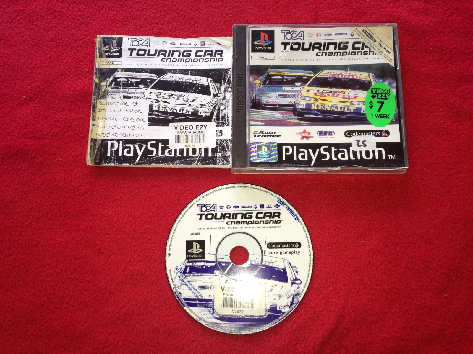 TOCA Touring Car Championship - PS1 Game - PlayStation, Games, Driving and racing - Level Up Gaming NZ