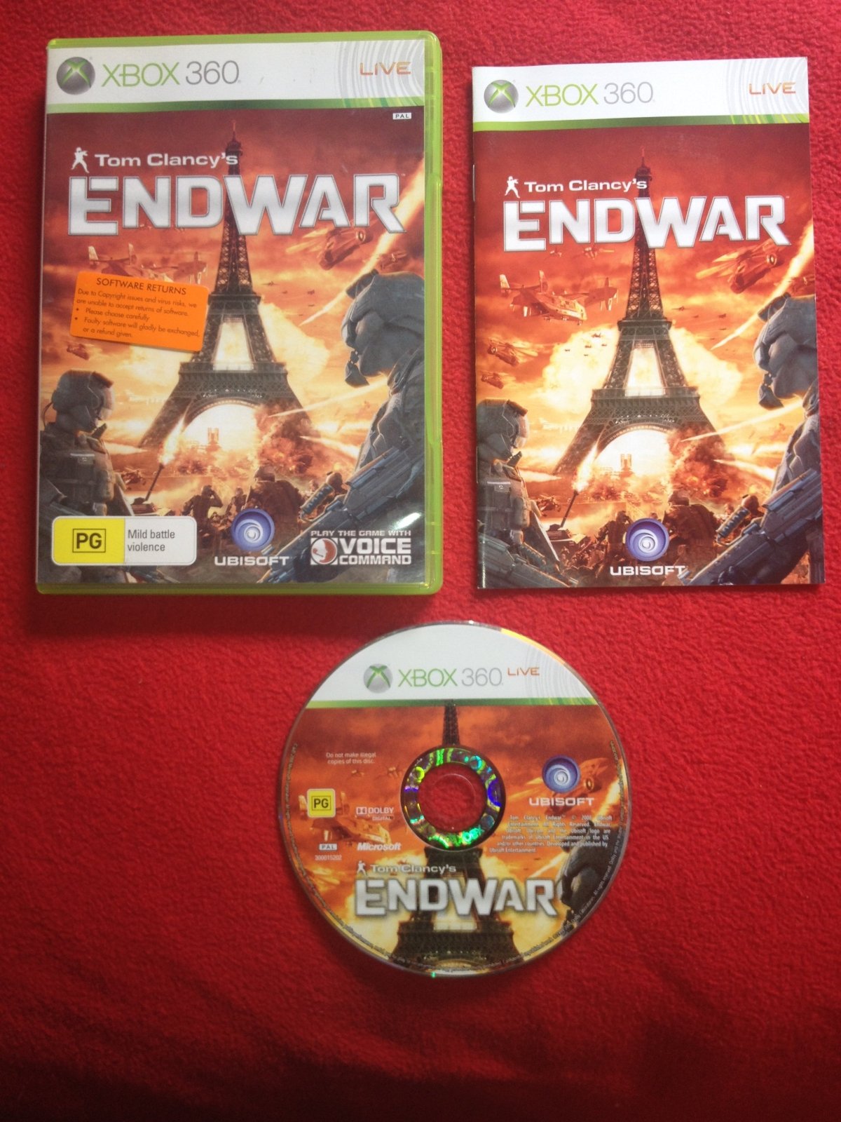 Tom Clancy's EndWar - XBOX360 Game - Xbox 360, Games, Strategy and puzzle - Level Up Gaming NZ