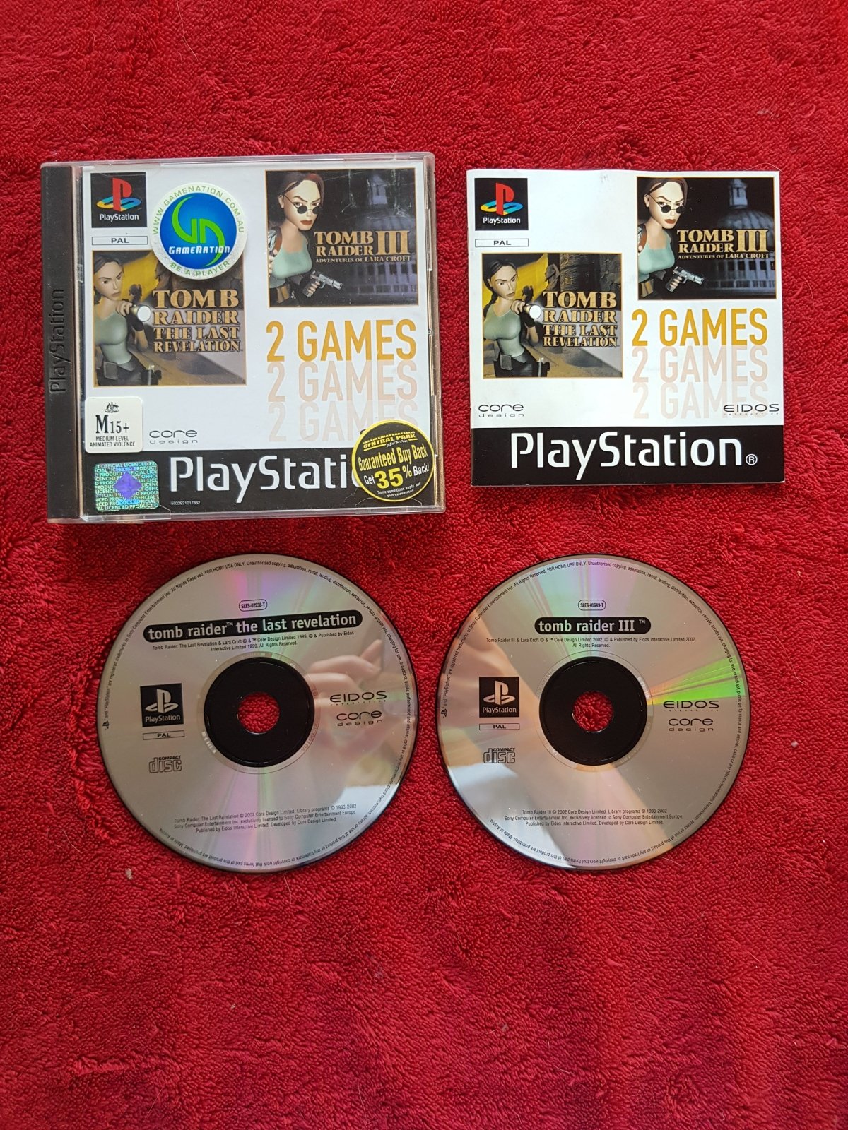 Tomb Raider 3 and Tomb Raider The Last Revelation - PS1 Games - PlayStation, Games, Action and adventure - Level Up Gaming NZ