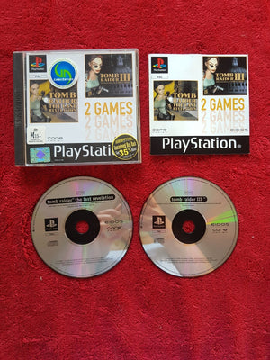 Tomb Raider 3 and Tomb Raider The Last Revelation - PS1 Games