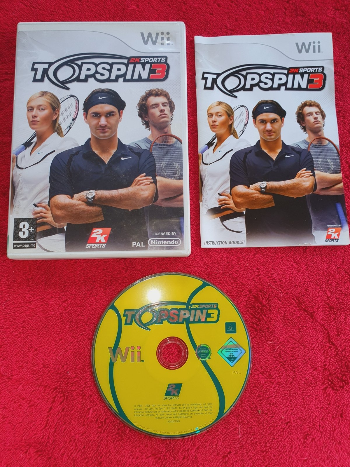 Top Spin 3 - Wii Game - Wii Games - Level Up Gaming NZ