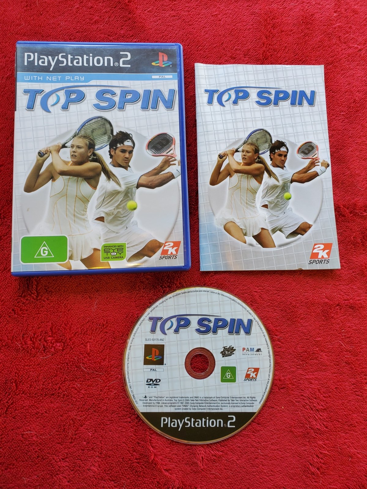 Top Spin - PS2 Game - PlayStation 2, Games, Sports - Level Up Gaming NZ