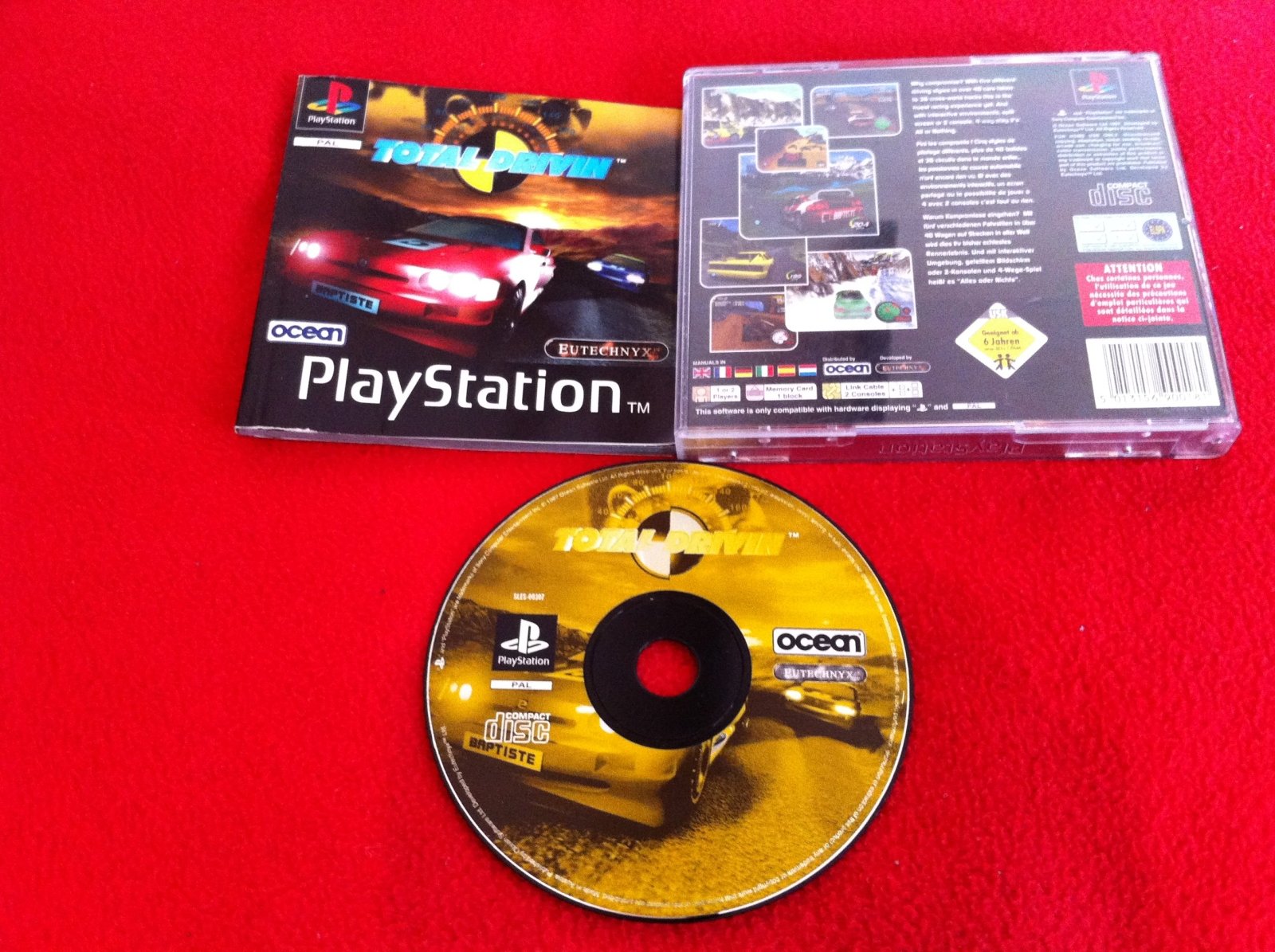 Total Drivin' - PS1 Game - PlayStation, Games, Driving and racing - Level Up Gaming NZ