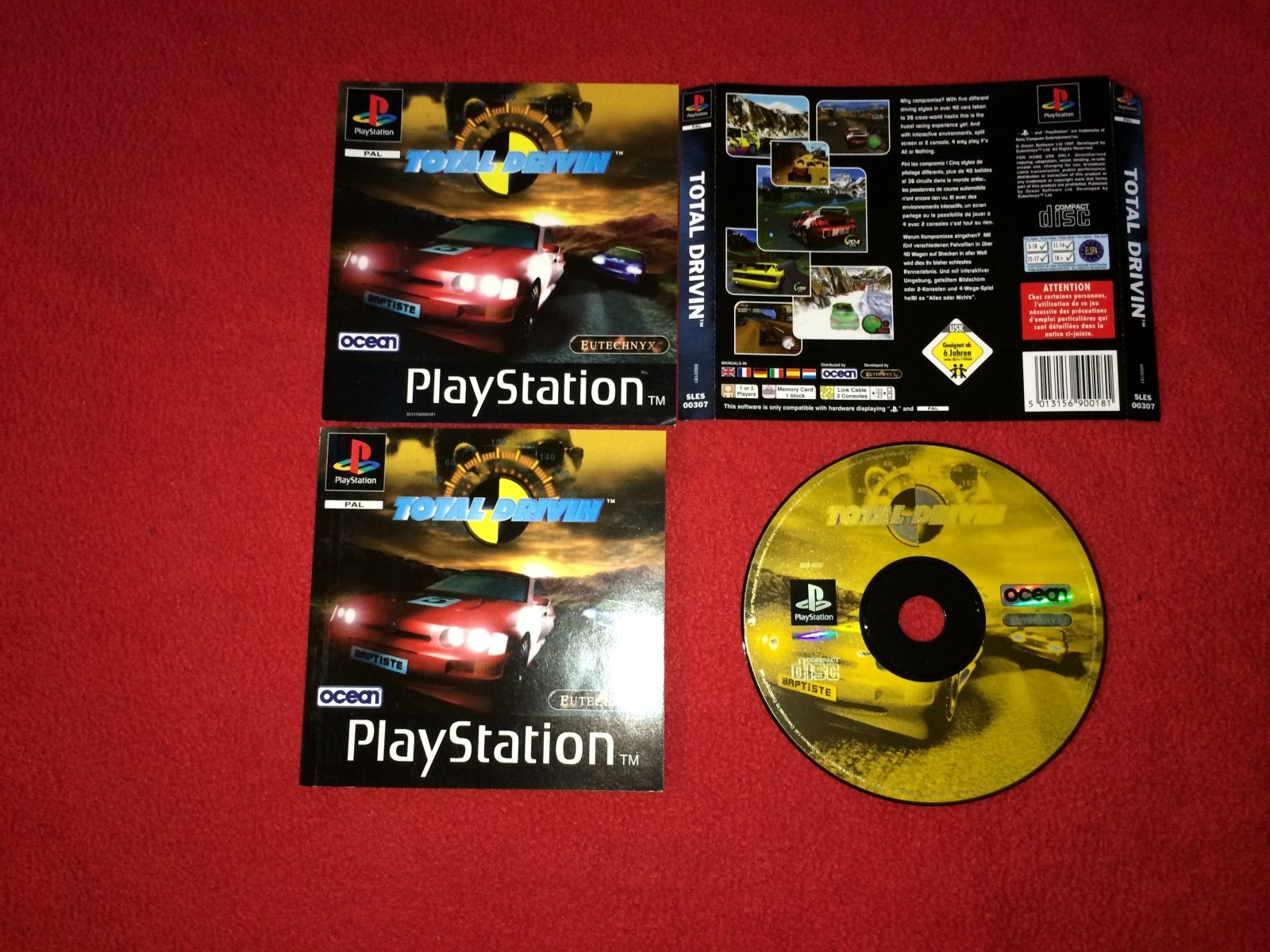 Total Drivin' - PS1 Game - PlayStation, Games, Driving and racing - Level Up Gaming NZ