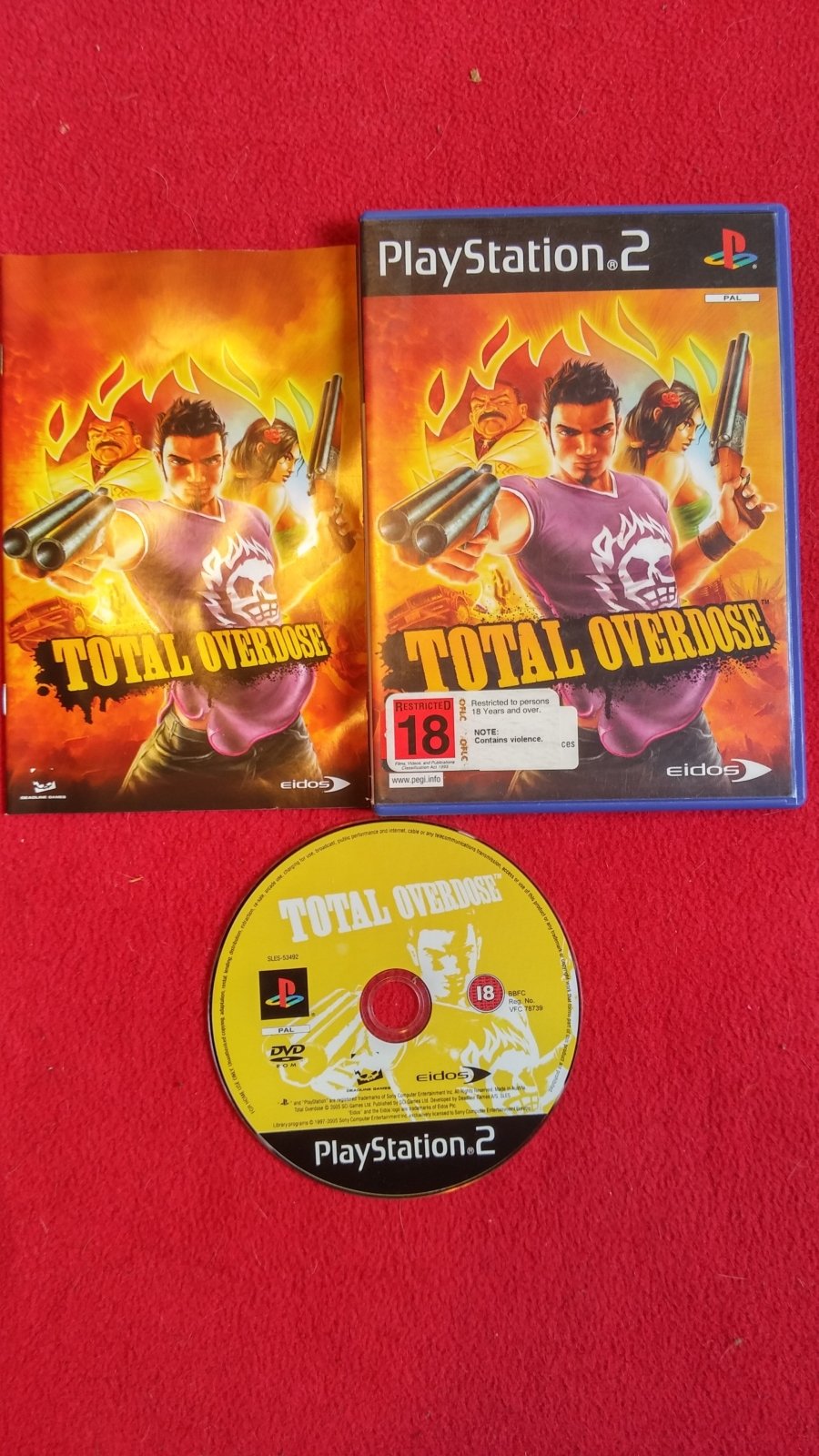 Total Overdose - AS NEW PS2 Game - PlayStation 2, Games, Action and adventure - Level Up Gaming NZ
