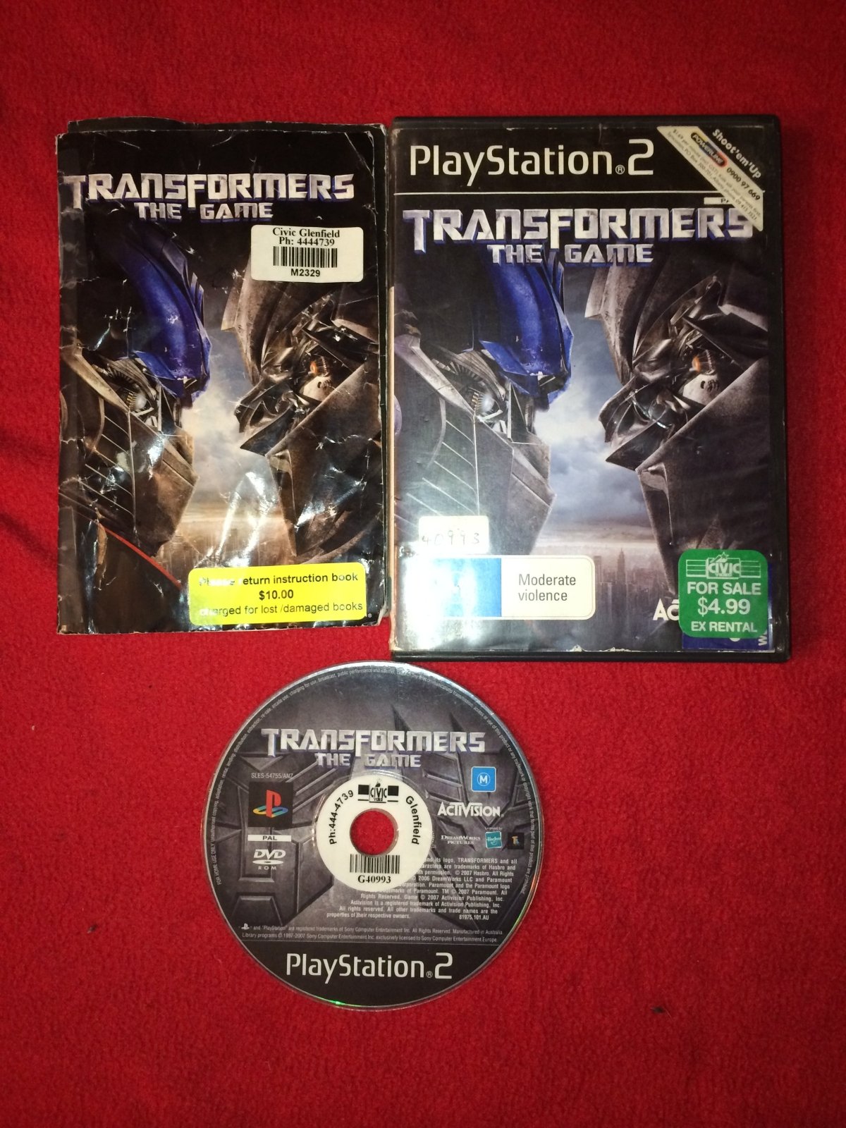 Transformers: The Game - PS2 Game - PlayStation 2, Games, Action and adventure - Level Up Gaming NZ
