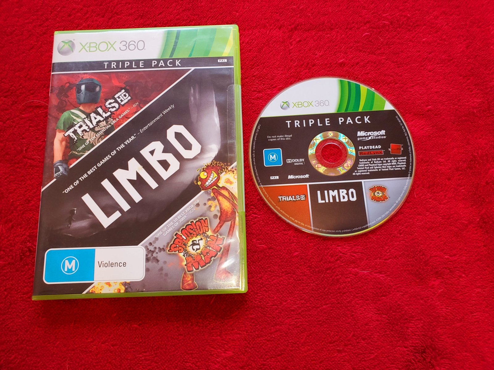 Trials, Limbo and Splosion Man - XBOX360 Games - Xbox 360, Games, Action and adventure - Level Up Gaming NZ