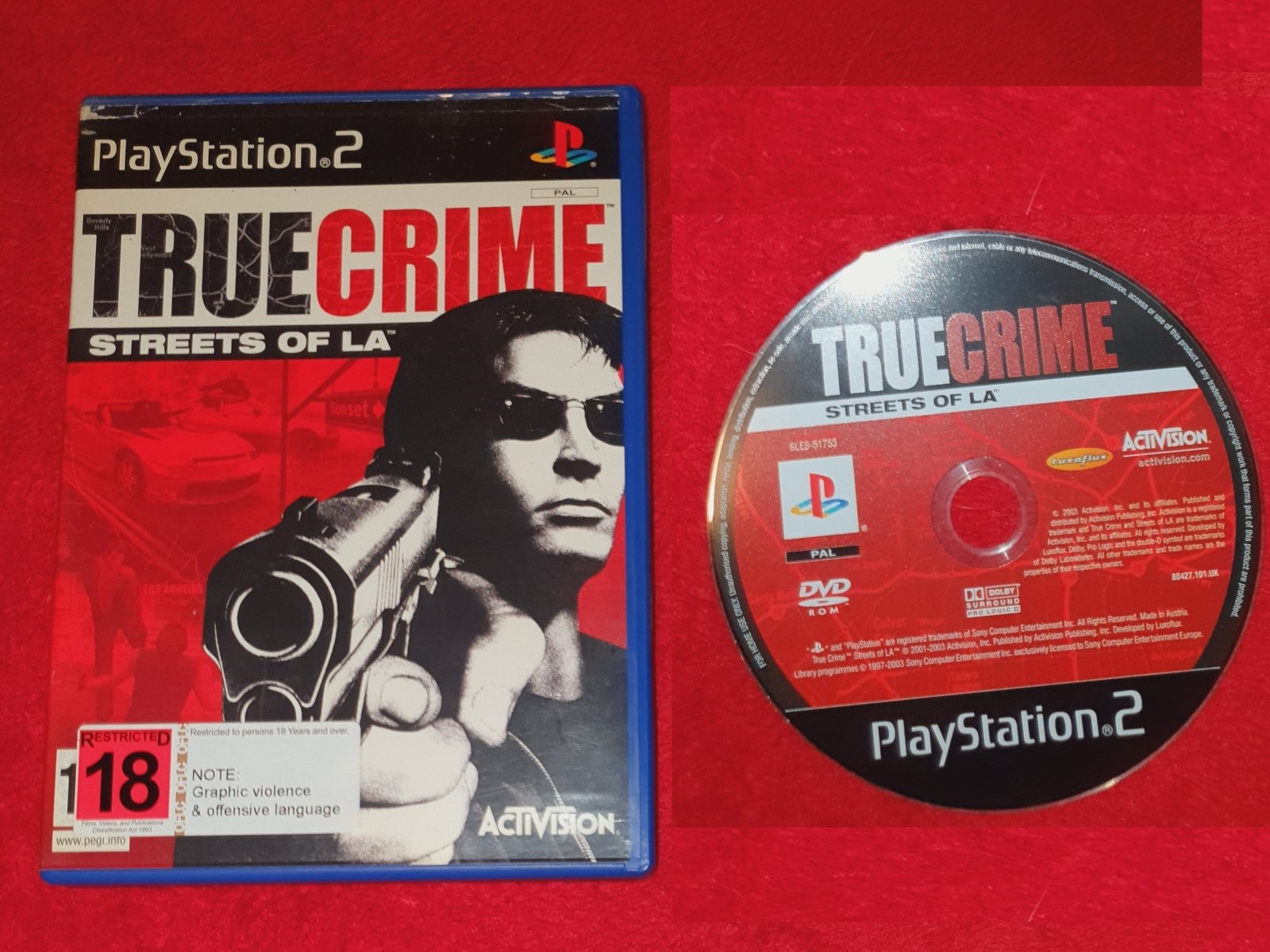 True Crime: Streets of LA - 9/10! PS2 Game - PlayStation 2, Games, Action and adventure - Level Up Gaming NZ