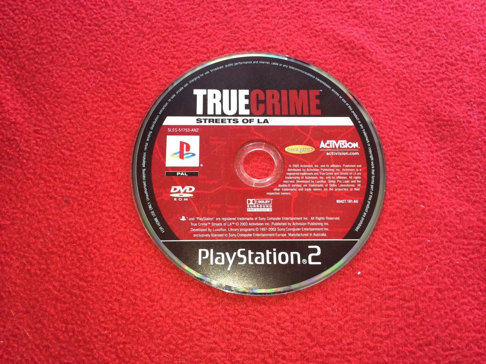 True Crime: Streets of LA - 9/10! PS2 Game - PlayStation 2, Games, Action and adventure - Level Up Gaming NZ