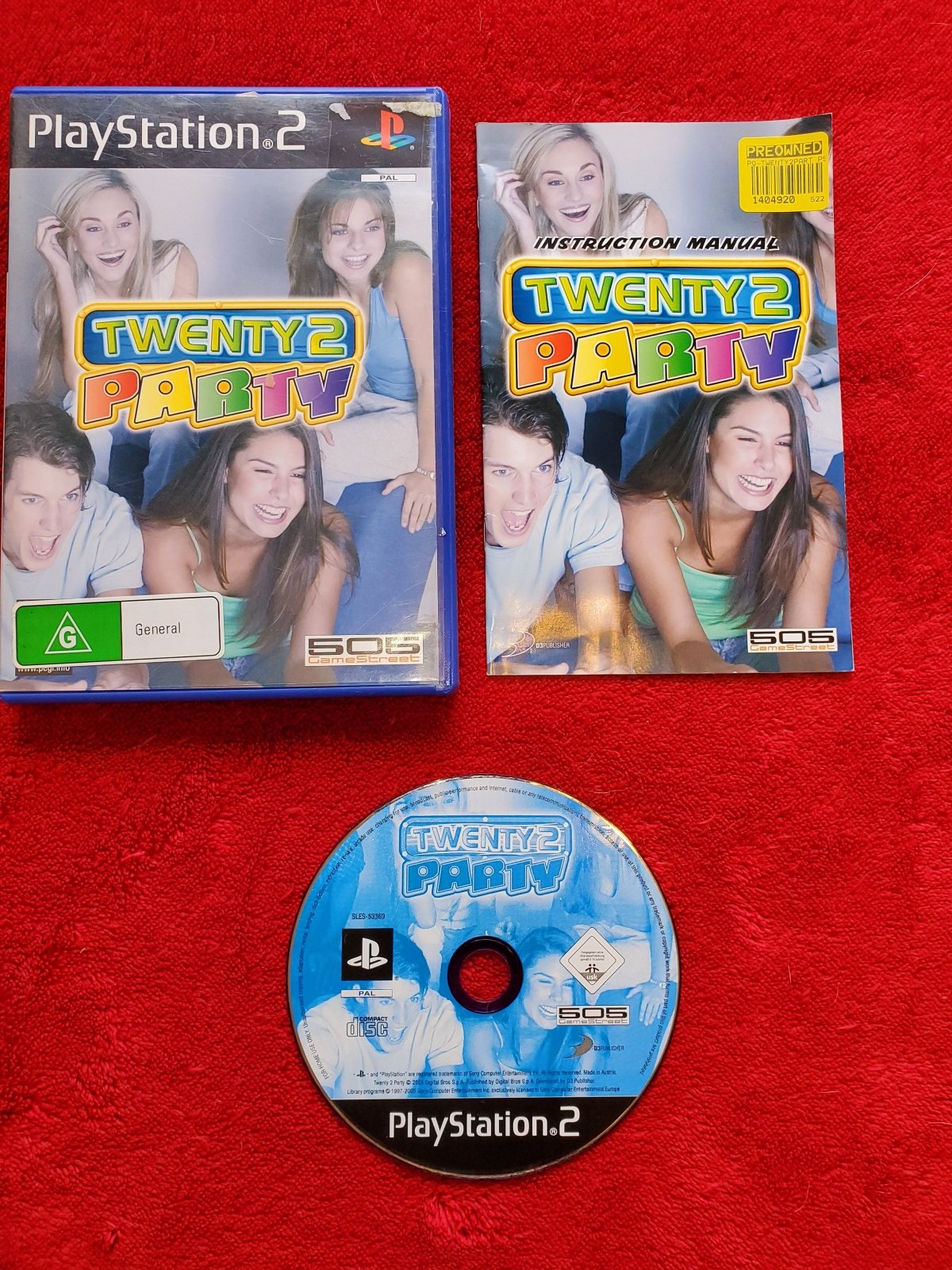 Twenty 2 Party - PS2 Game - PlayStation 2, Games, Music and party - Level Up Gaming NZ