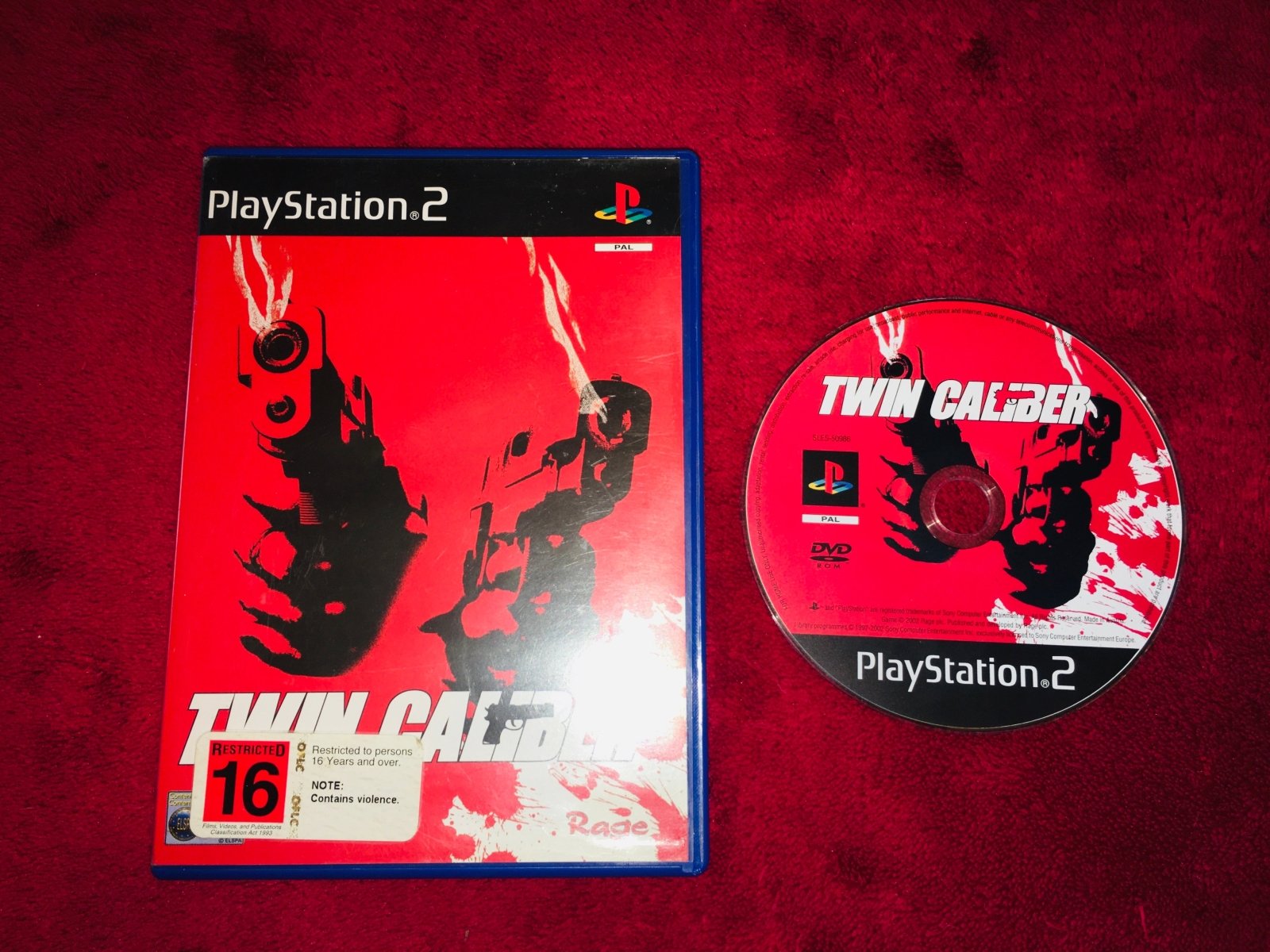 Twin Caliber - RARE PS2 Game - PlayStation 2, Games, Action and adventure - Level Up Gaming NZ