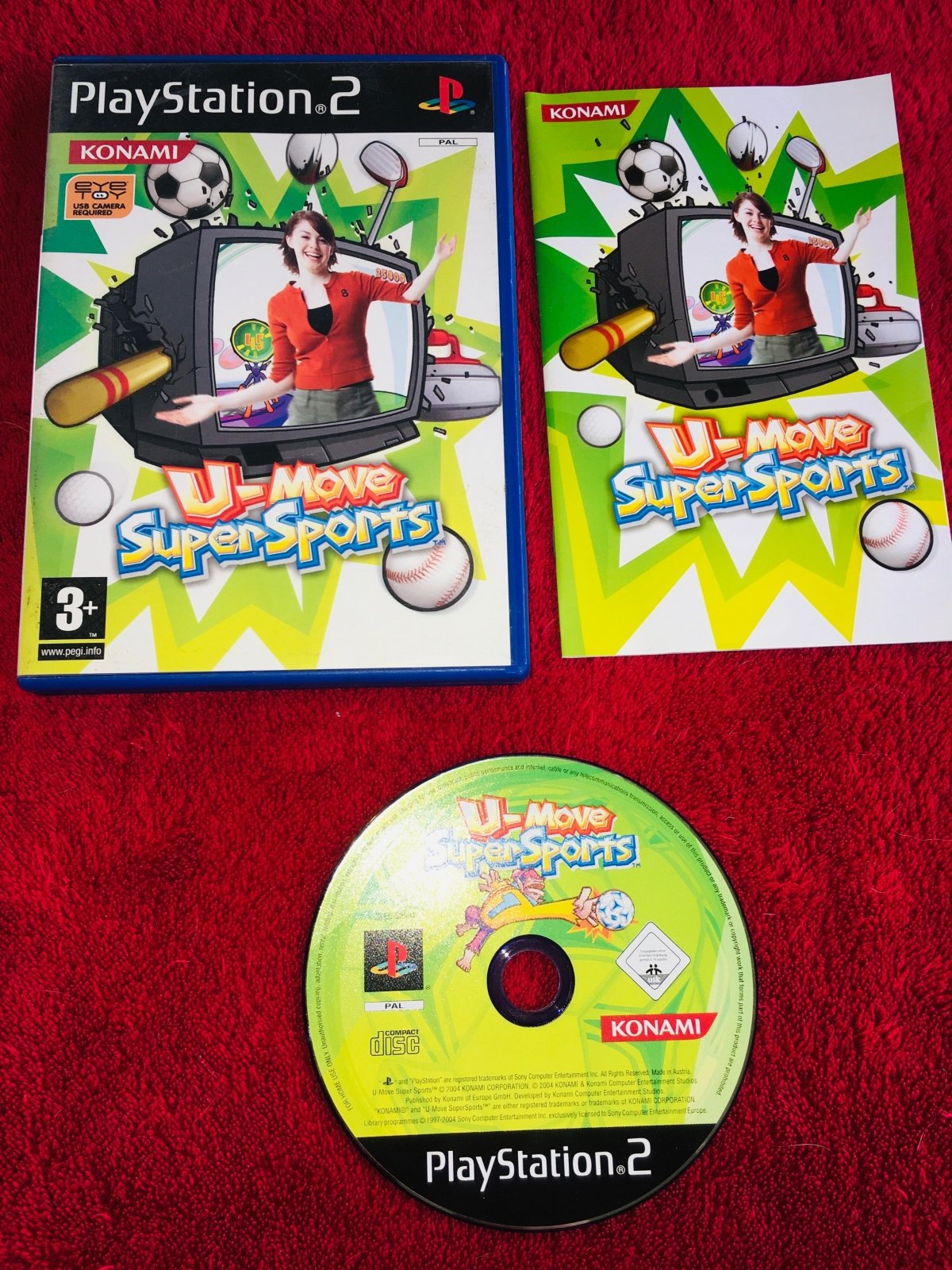 U - Move Super Sports - EyeToy PS2 Game - PlayStation 2, Games, Music and party - Level Up Gaming NZ