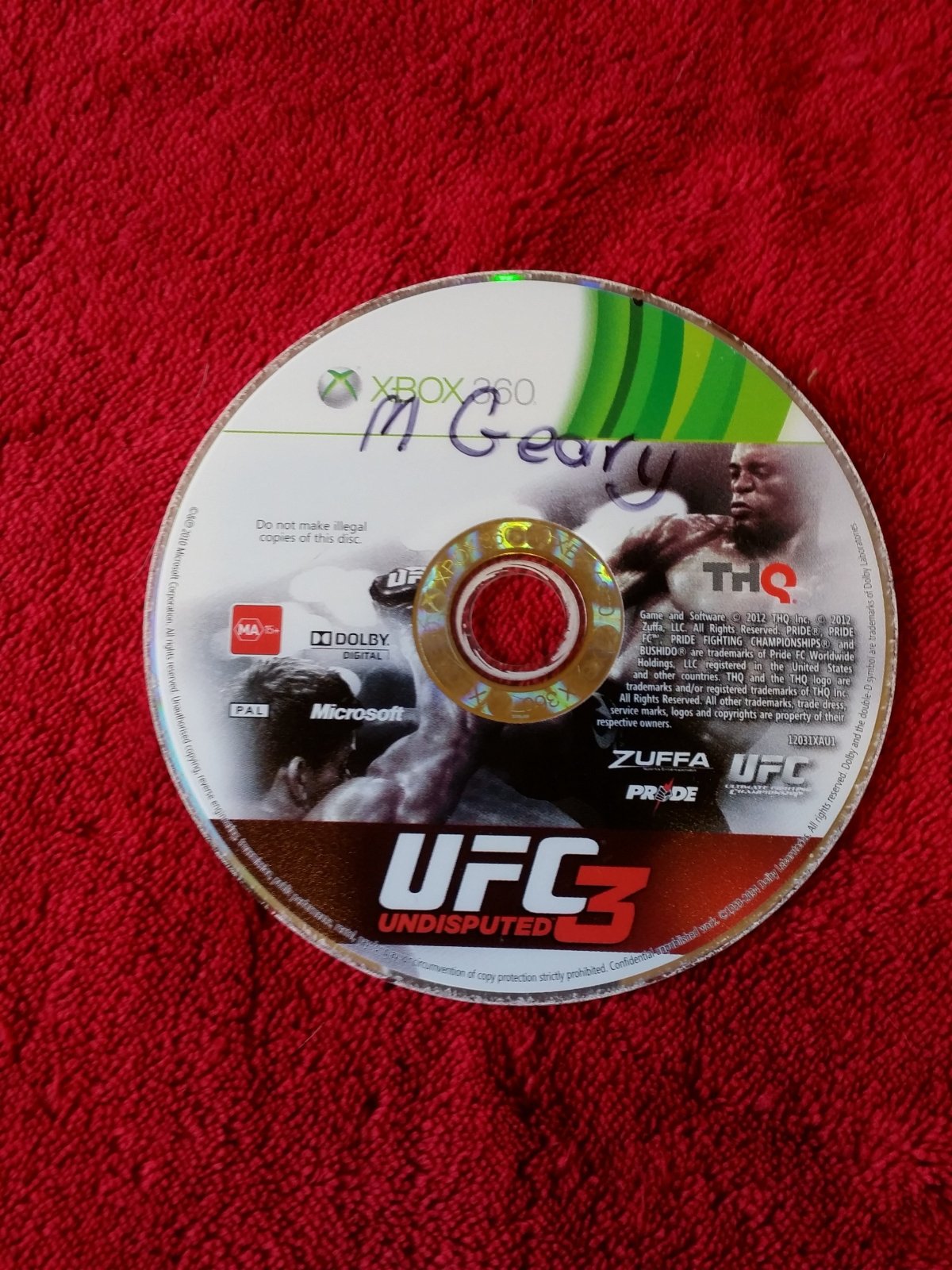 UFC Undisputed 3 - XBOX360 Game - Xbox 360, Games, Fighting - Level Up Gaming NZ