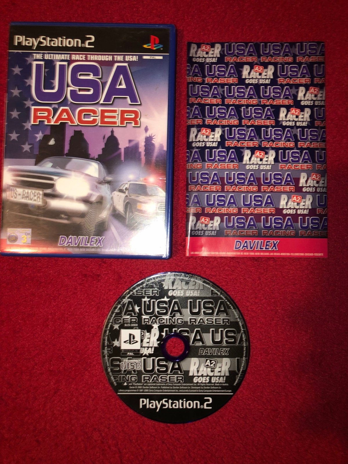 USA Racer - AS NEW PS2 Game - PlayStation 2, Games, Driving and racing - Level Up Gaming NZ