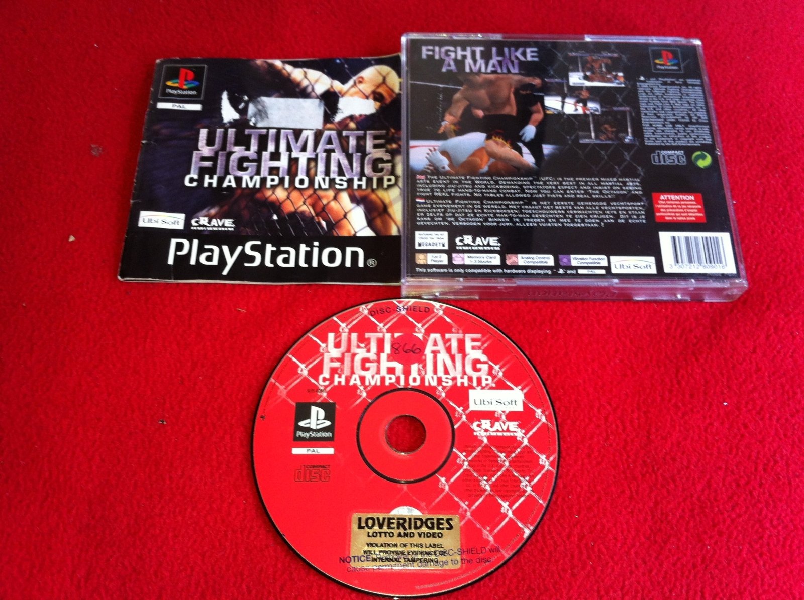 Ultimate Fighting Championship - PS1 Game - PlayStation, Games, Fighting - Level Up Gaming NZ