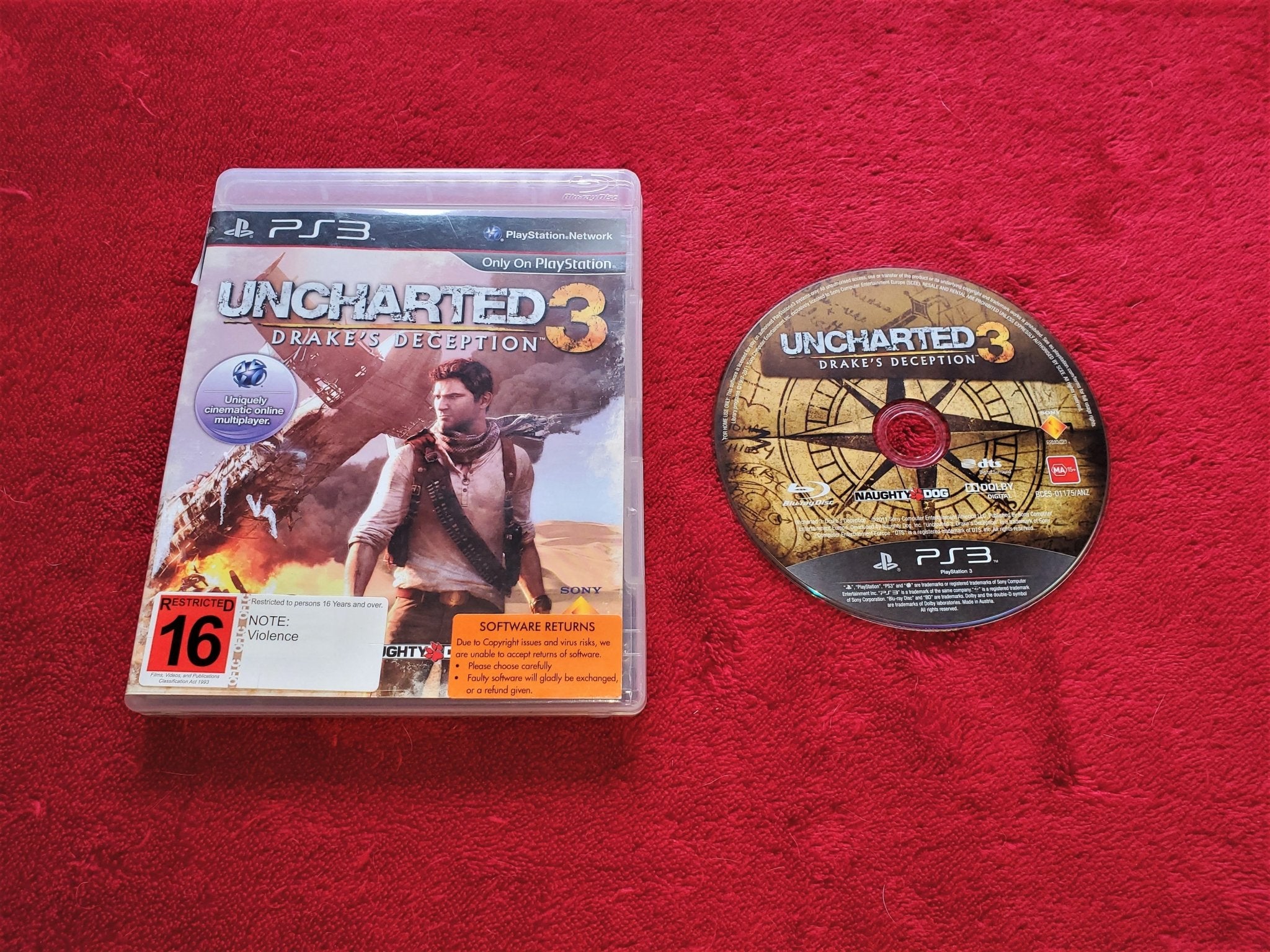Uncharted 3: Drake's Deception - 10/10 PS3 Game - PlayStation 3, Games, Action and adventure - Level Up Gaming NZ