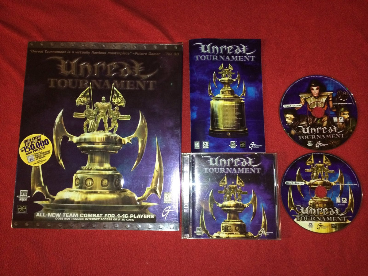 Unreal Tournament - RARE + BOXED PC Game - PC games, Shooter - Level Up Gaming NZ