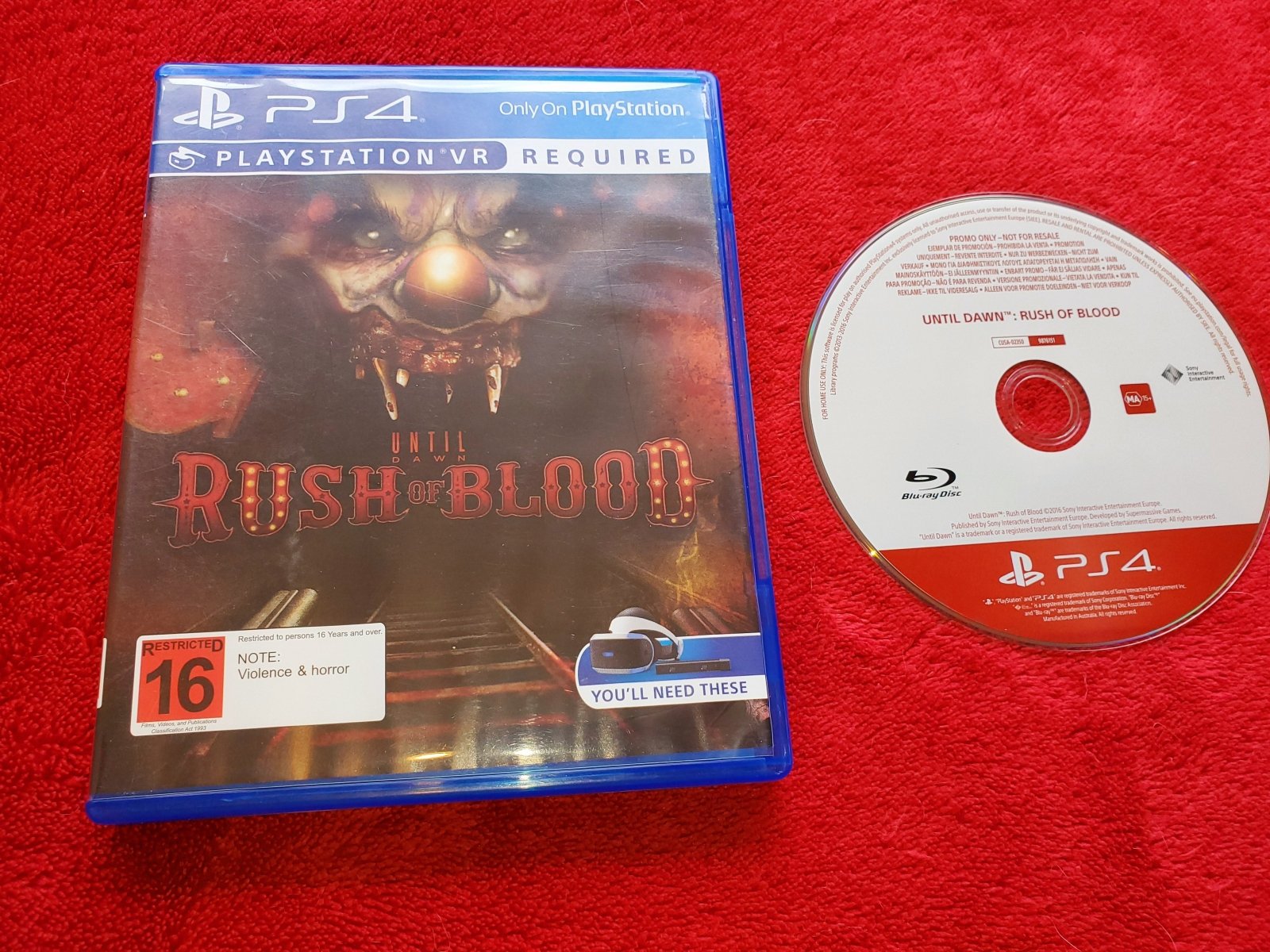 Until Dawn: Rush of Blood - PS4 VR Game - PlayStation 4, Games - Level Up Gaming NZ