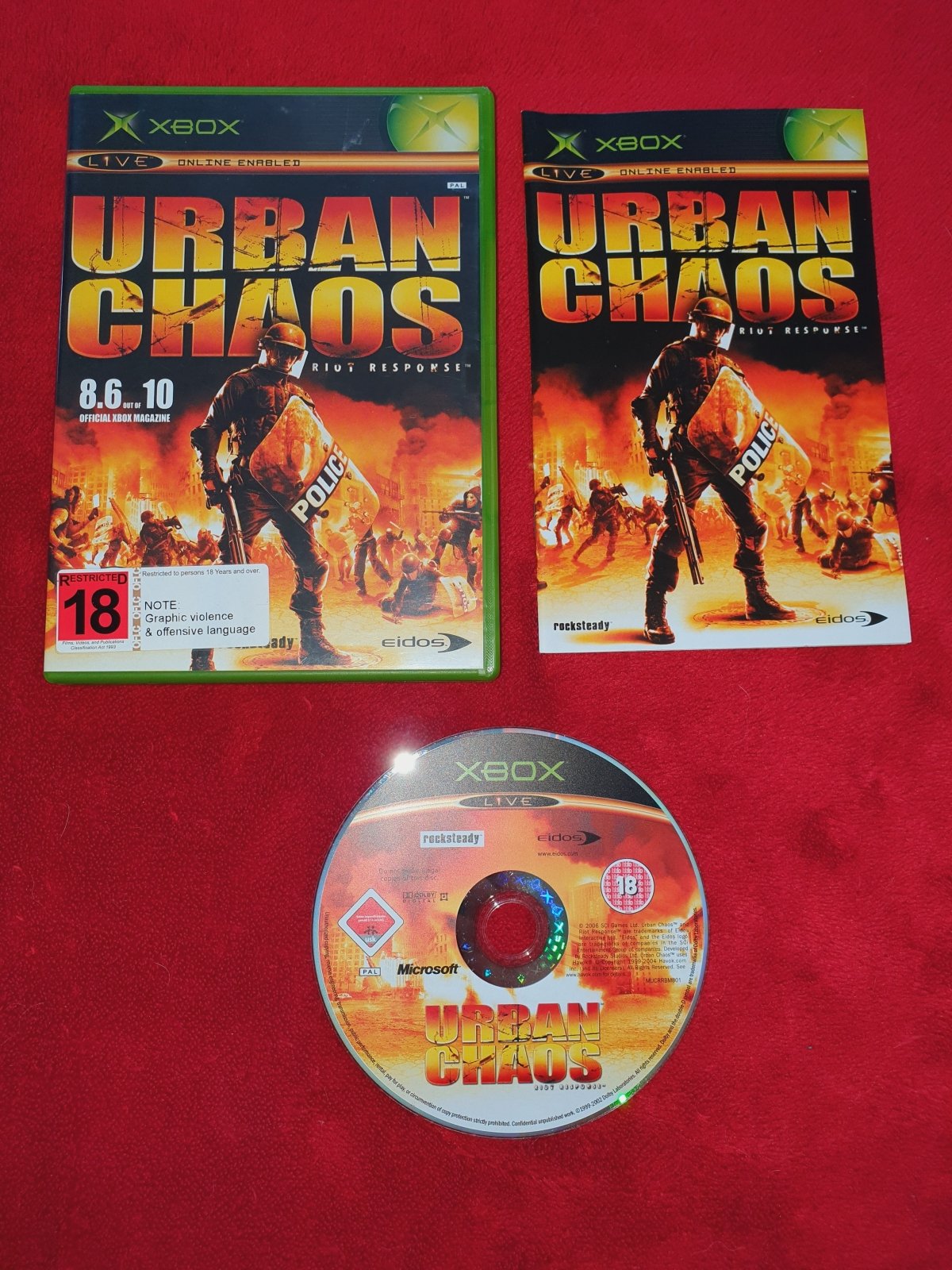 Urban Chaos: Riot Response - Rare Xbox Game - Xbox, Games, Role playing - Level Up Gaming NZ