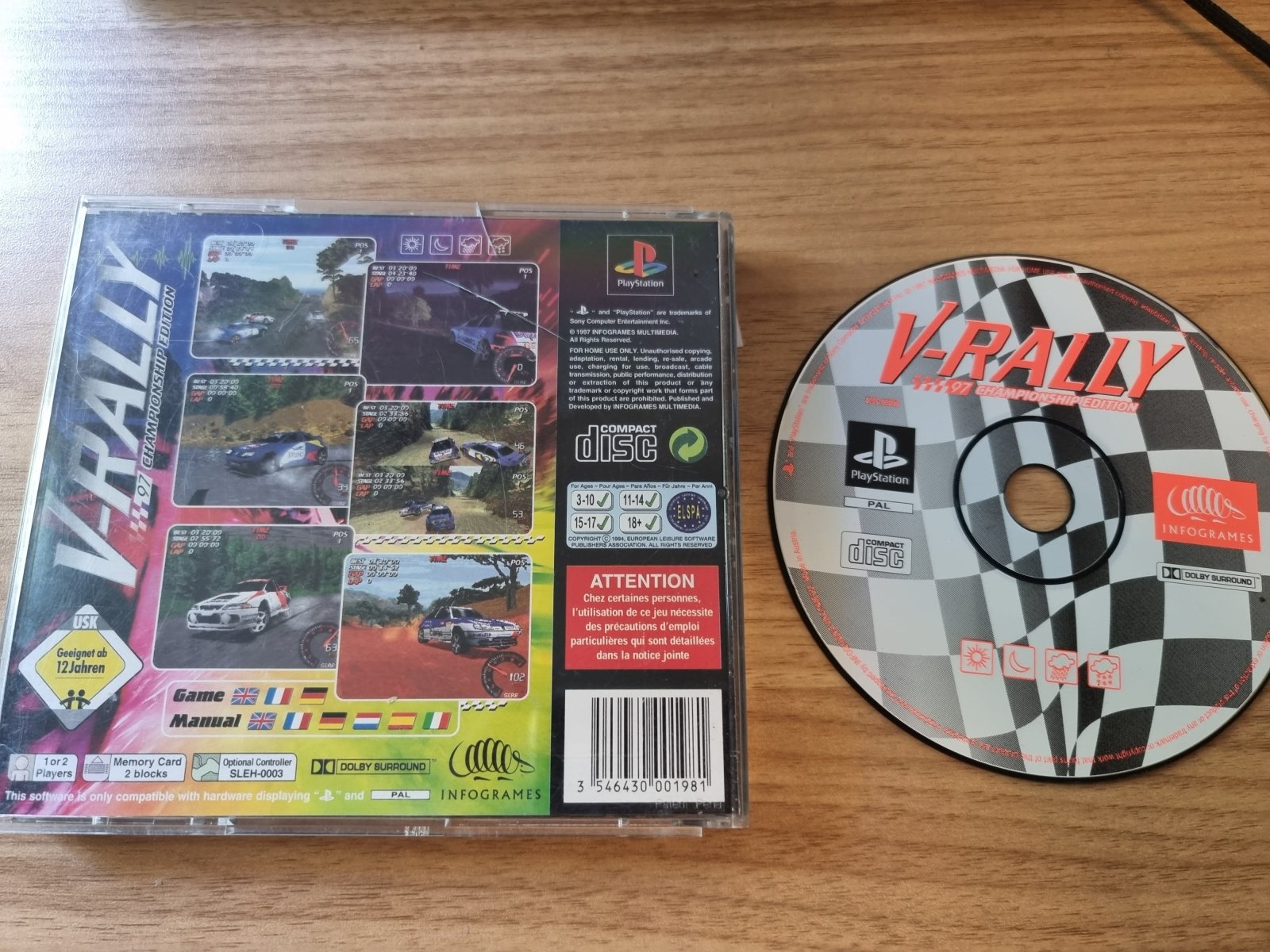 V - Rally 97 Championship Edition - PS1 Game - PlayStation, Games, Driving and racing - Level Up Gaming NZ