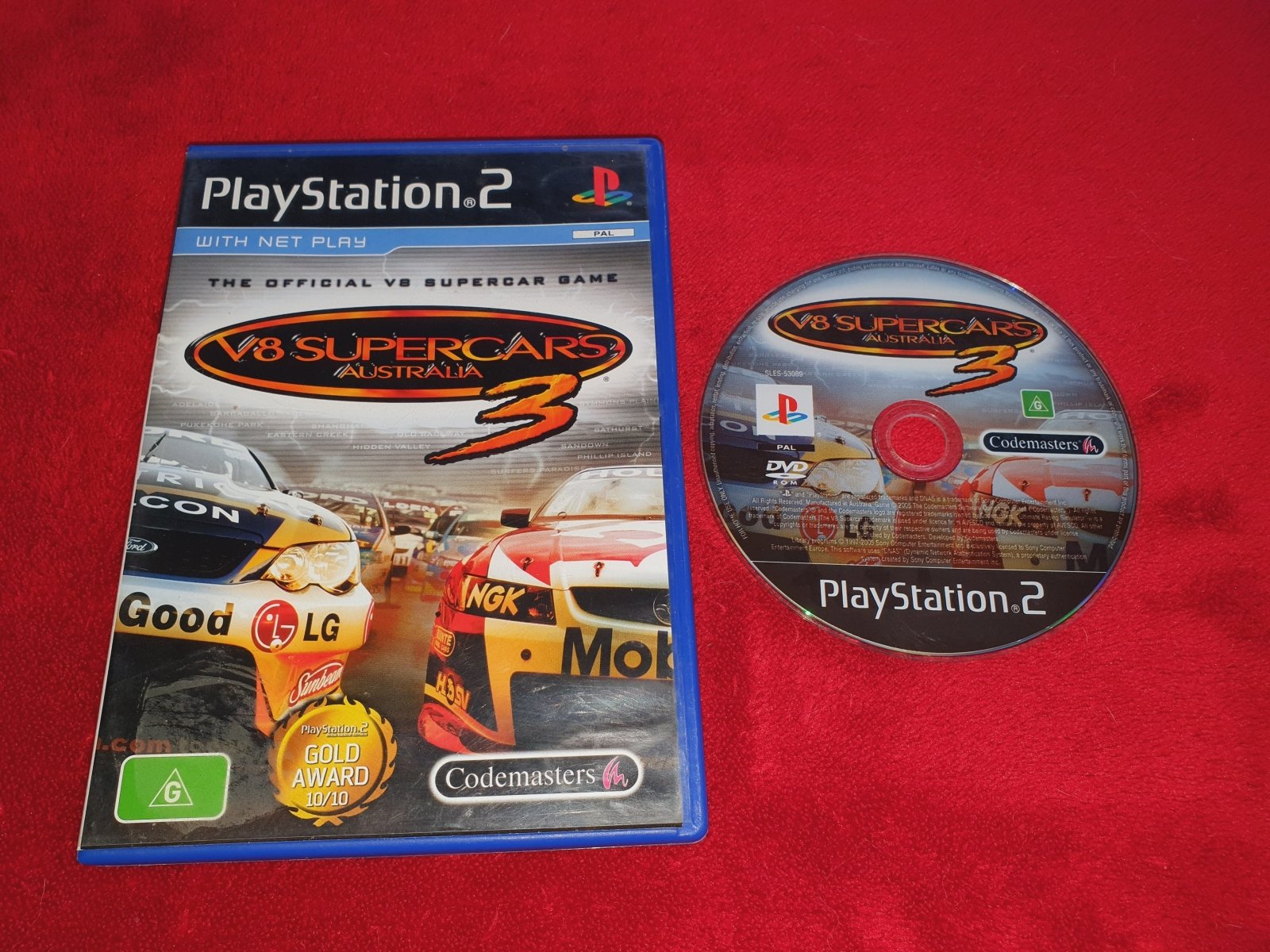 V8 Supercars 3 - PS2 Game - PlayStation 2, Games, Driving and racing - Level Up Gaming NZ