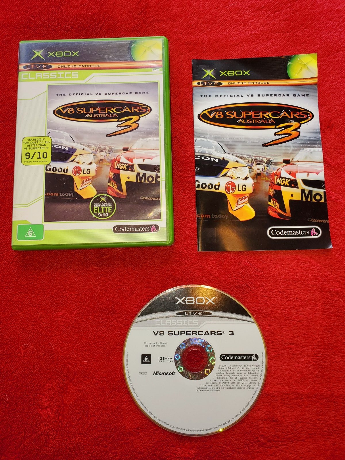 V8 Supercars 3 - 8.5/10! XBOX Game - Xbox, Games, Driving and racing - Level Up Gaming NZ