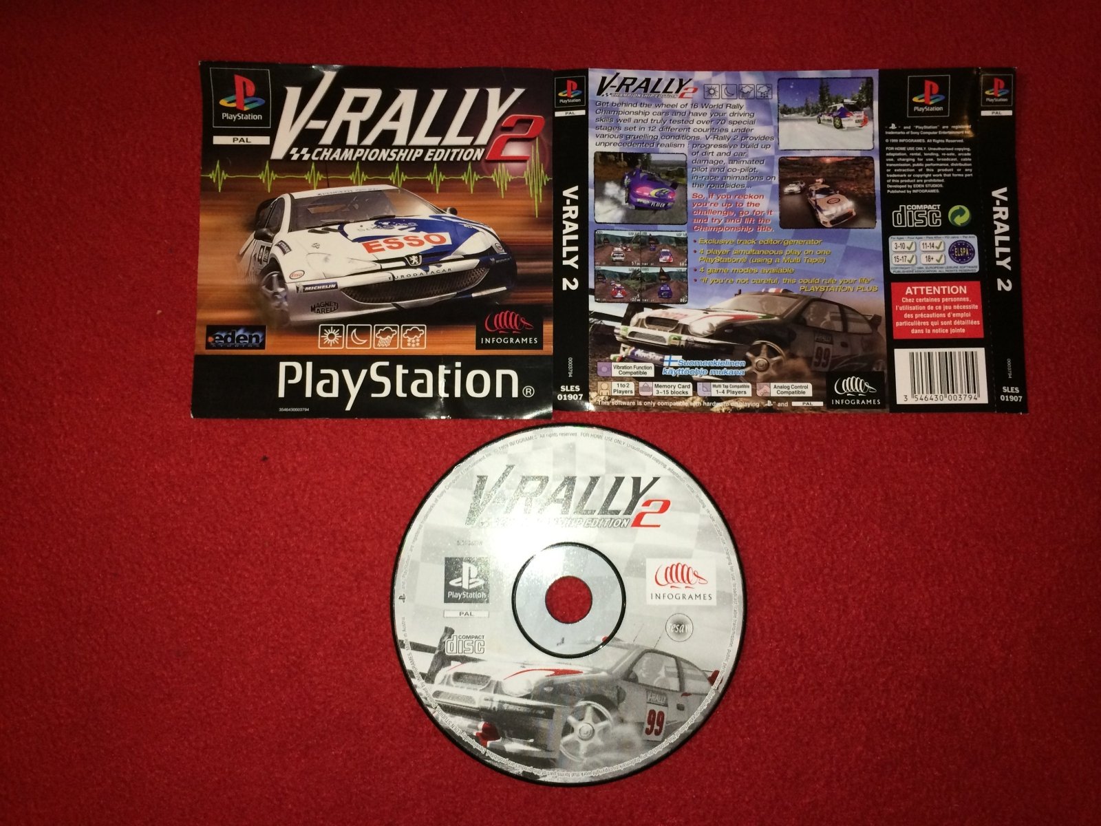 V - Rally 2 - Expert Edition - PS1 Game - PlayStation, Games, Driving and racing - Level Up Gaming NZ