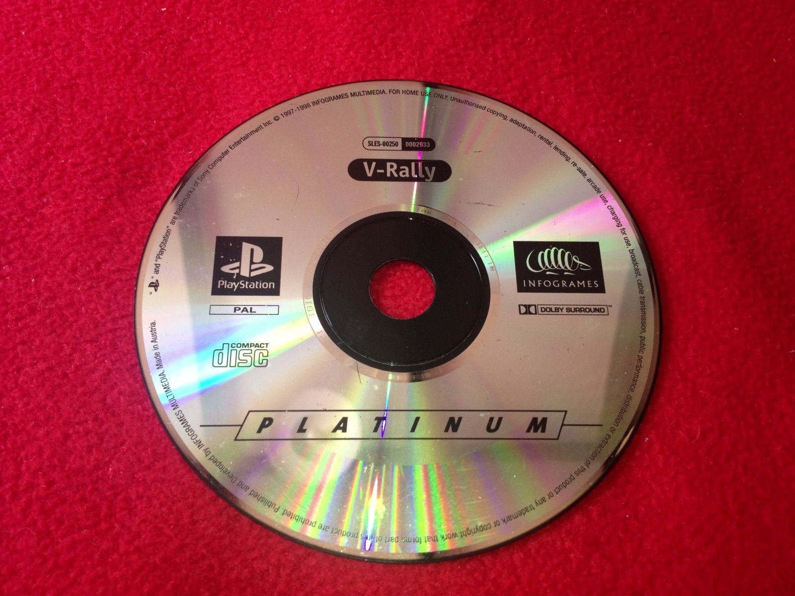 V - Rally 97 Championship Edition - PS1 Game - PlayStation, Games, Driving and racing - Level Up Gaming NZ