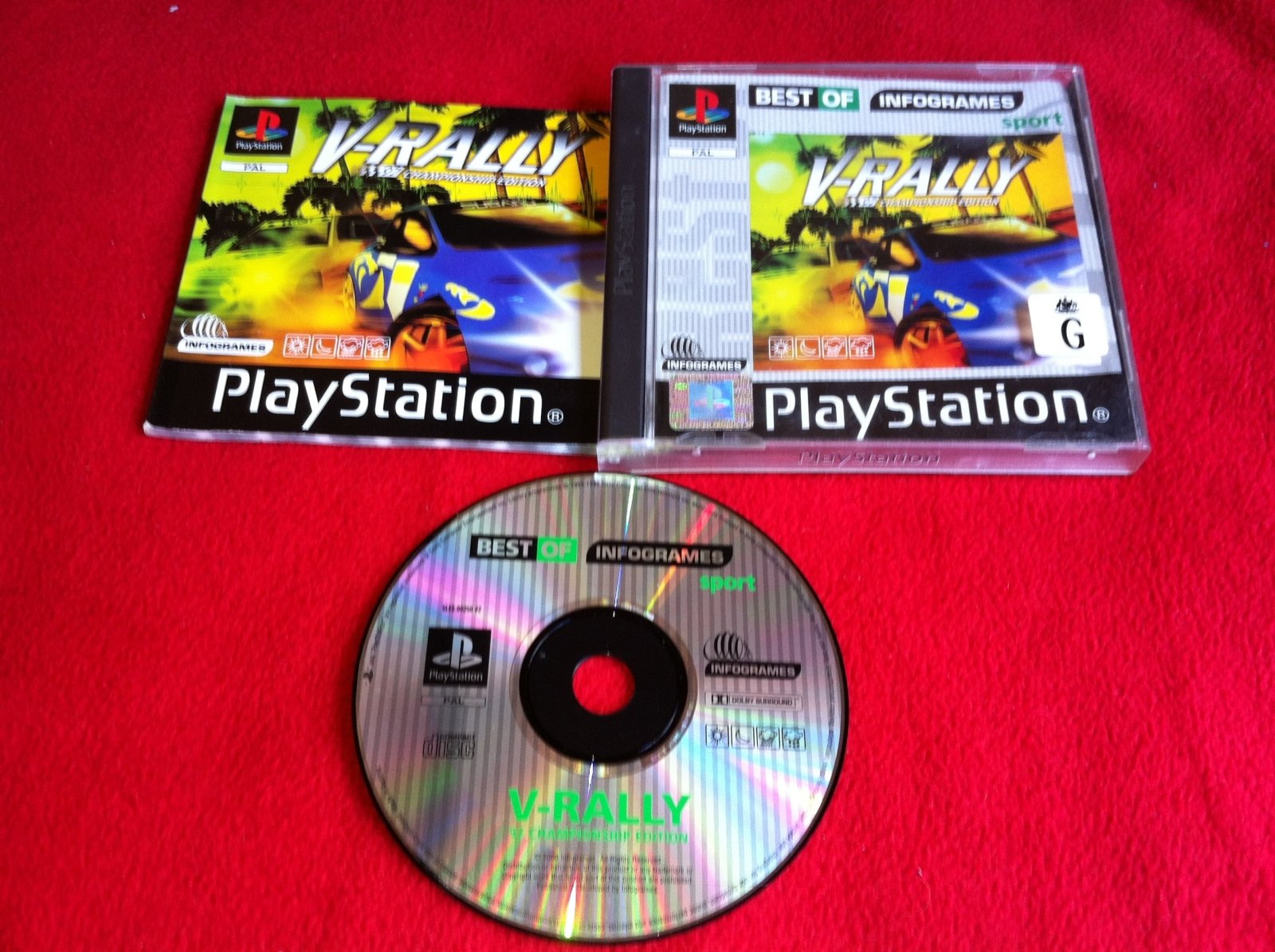 V - Rally Championship Edition - PS1 Game - PlayStation, Games, Driving and racing - Level Up Gaming NZ