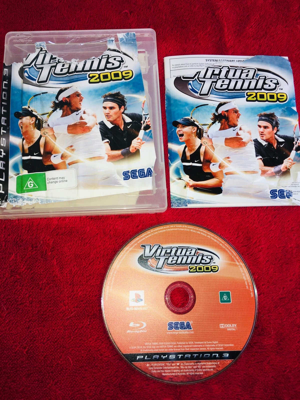 Virtua Tennis 2009 - PS3 Game - PlayStation 3, Games, Sports - Level Up Gaming NZ