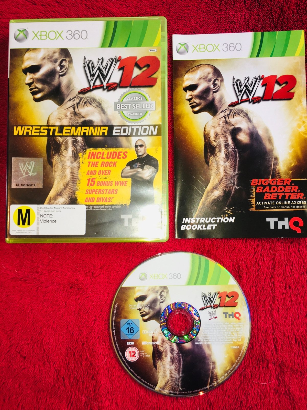 W12 Wrestlemania Edition - 9/10! XBOX360 Game - Xbox 360, Games, Action and adventure - Level Up Gaming NZ
