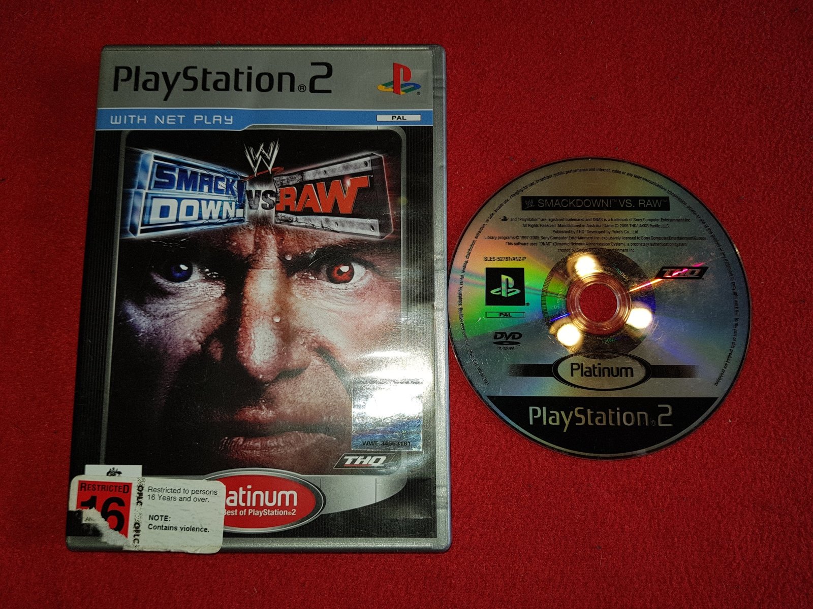 WWE Smackdown! vs. Raw - PS2 Game - PlayStation 2, Games, Fighting - Level Up Gaming NZ