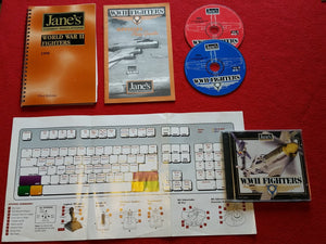 Jane's: WWII Fighters * RARE Flying Sim PC Game