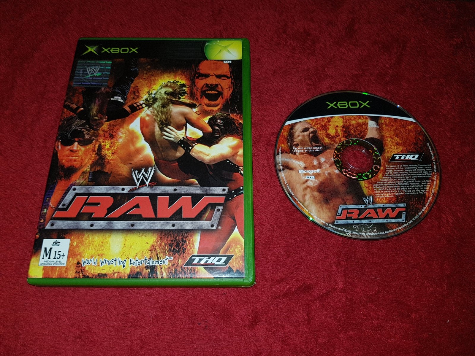 WWE Raw - Original XBOX Game - Xbox, Games, Fighting - Level Up Gaming NZ