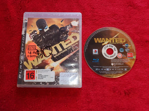Wanted: Weapons Of Fate - PS3 Game