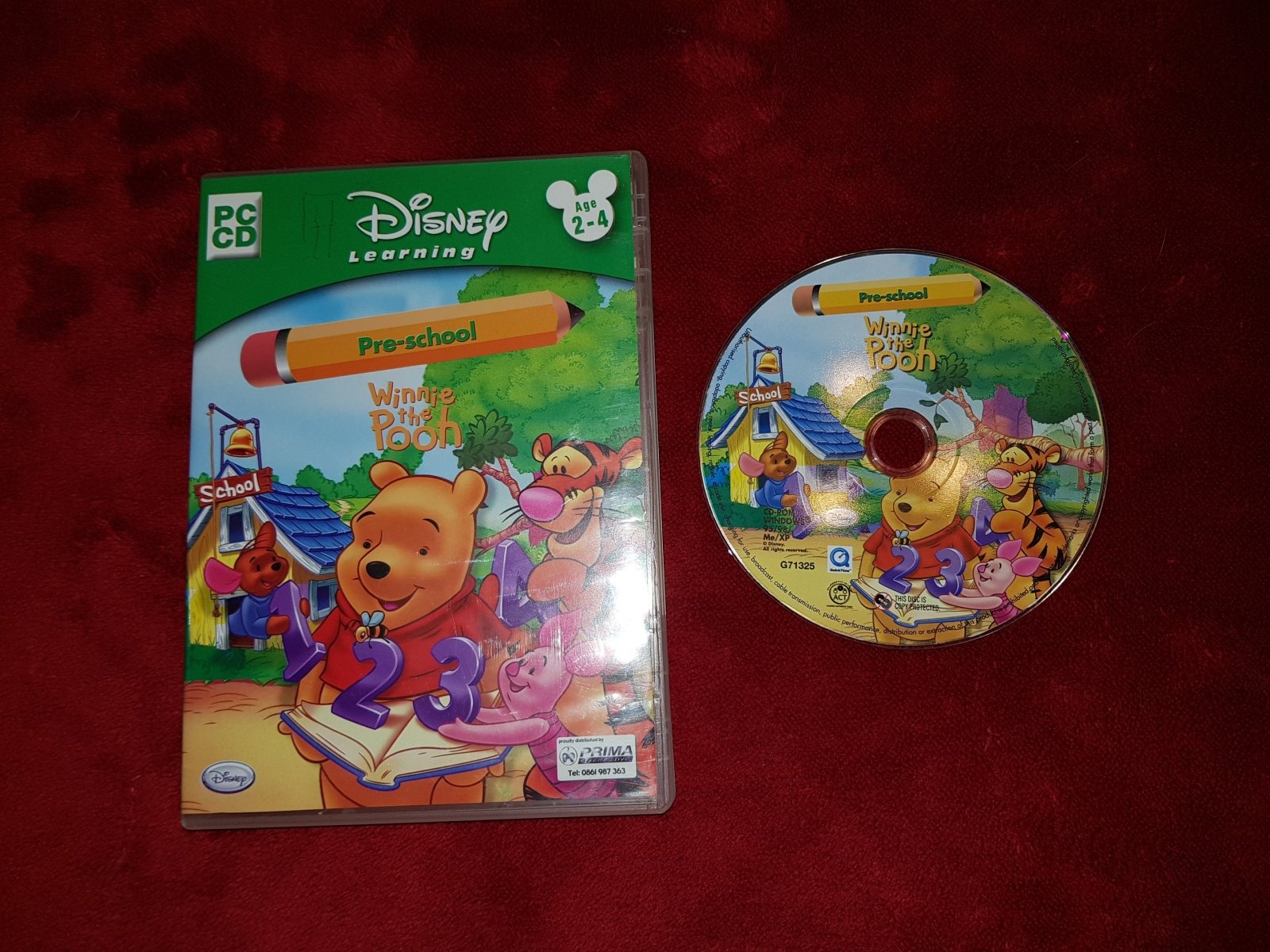 Winnie the Pooh Pre - school for Ages 2 - 4. Educational PC Game - PC games, Kids and educational - Level Up Gaming NZ