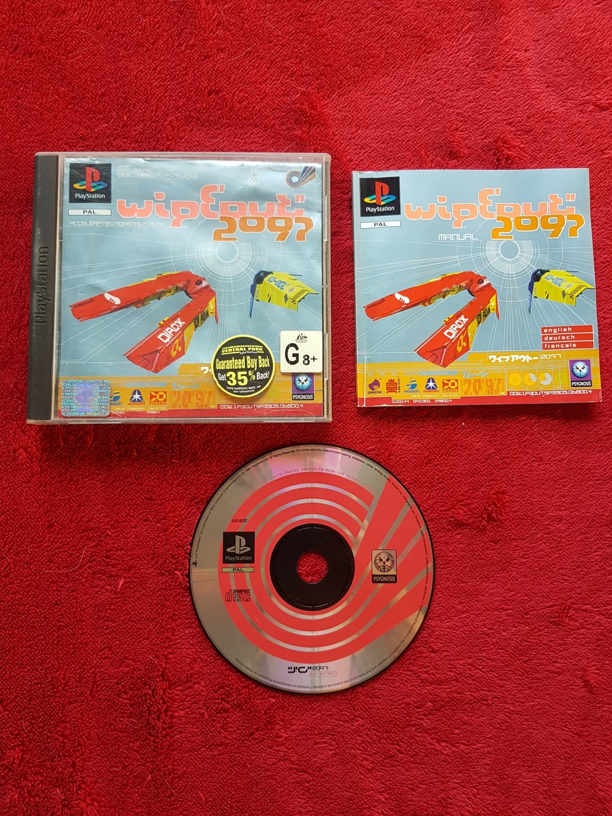 Wipeout 2097 - PS1 Game - PlayStation, Games, Driving and racing - Level Up Gaming NZ