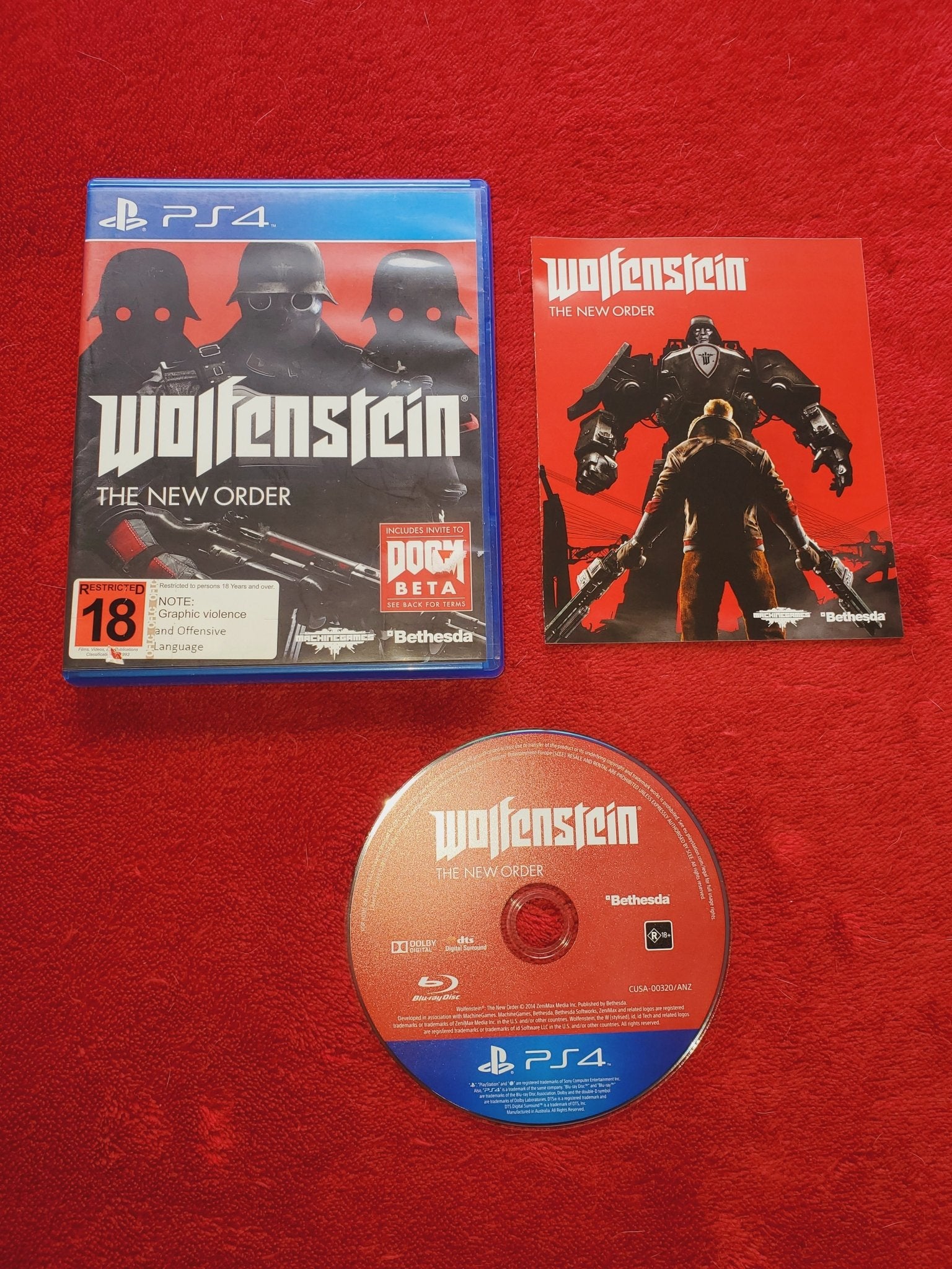 Wolfenstein: The New Order - PS4 Game - PS4 - PlayStation 4, Games - Level Up Gaming NZ
