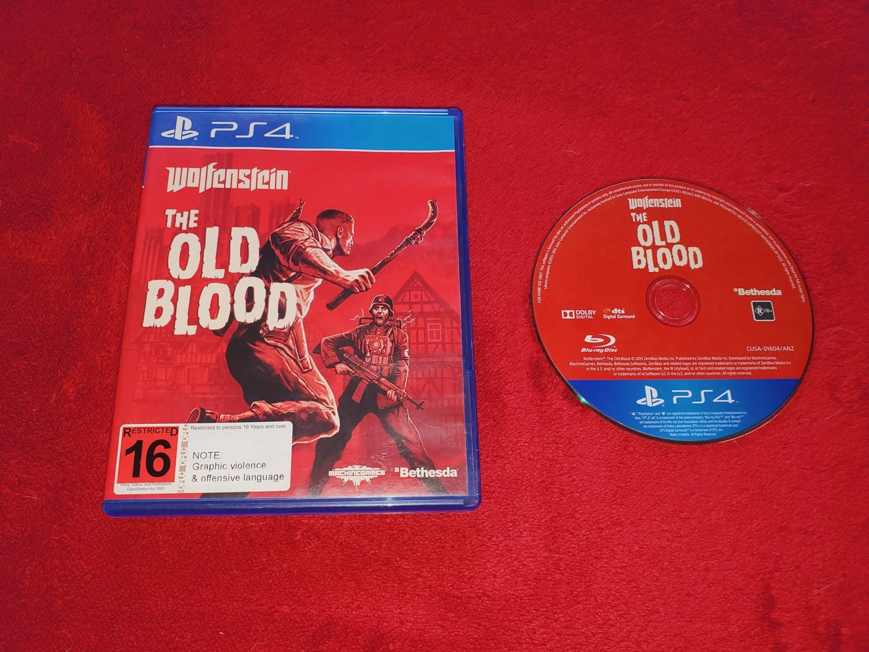 Wolfenstein: The Old Blood - PS4 Game - PS4 - PlayStation 4, Games - Level Up Gaming NZ